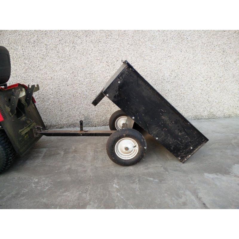 Trailer for ride on mower