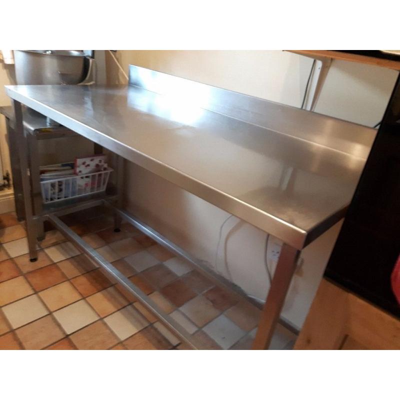 hobart mixer and lincat double ring electric boiler for sale 2 stainless steel tables