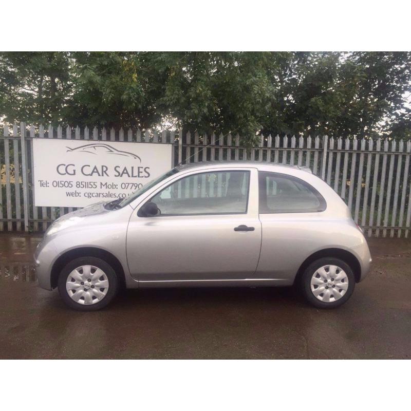 2005 nissan micra 1.2 74k miles MOT SEPT 2017 FULL SERVICE HISTORY EXCELLENT CONDITION CHEAP TO RUN