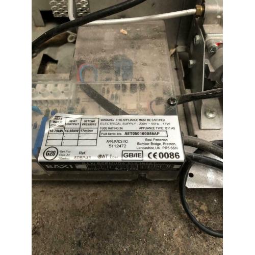 Back boiler baxi