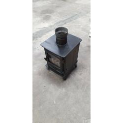 Hunter Hawk 4 double sided multifuel stove
