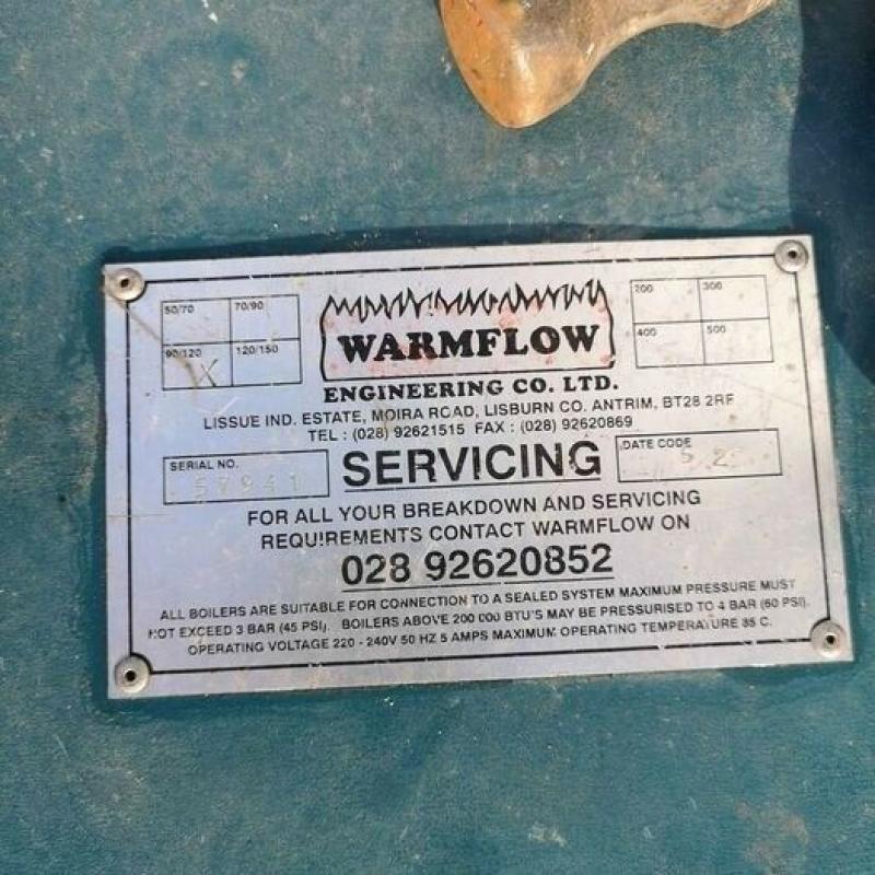Warmflow 120/150 oil boiler