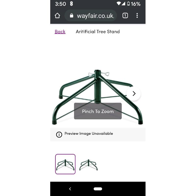 * wanted * Christmas tree stand