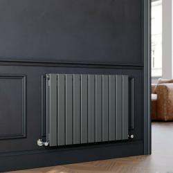 +SALE+ 600x836mm Double Anthracite Horizontal Radiator