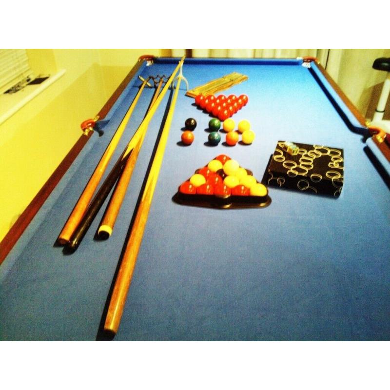 POOL / BILLIARD 7X4 FOOT SLATE TABLE