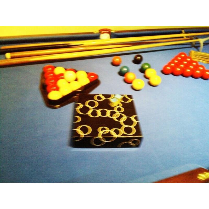 POOL / BILLIARD 7X4 FOOT SLATE TABLE