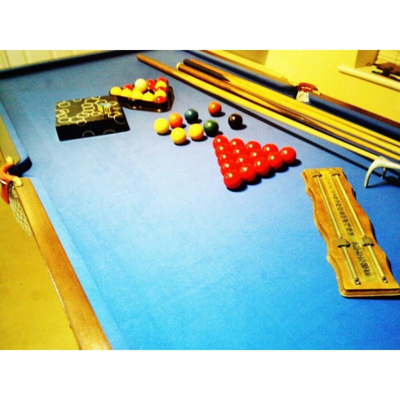 POOL / BILLIARD 7X4 FOOT SLATE TABLE
