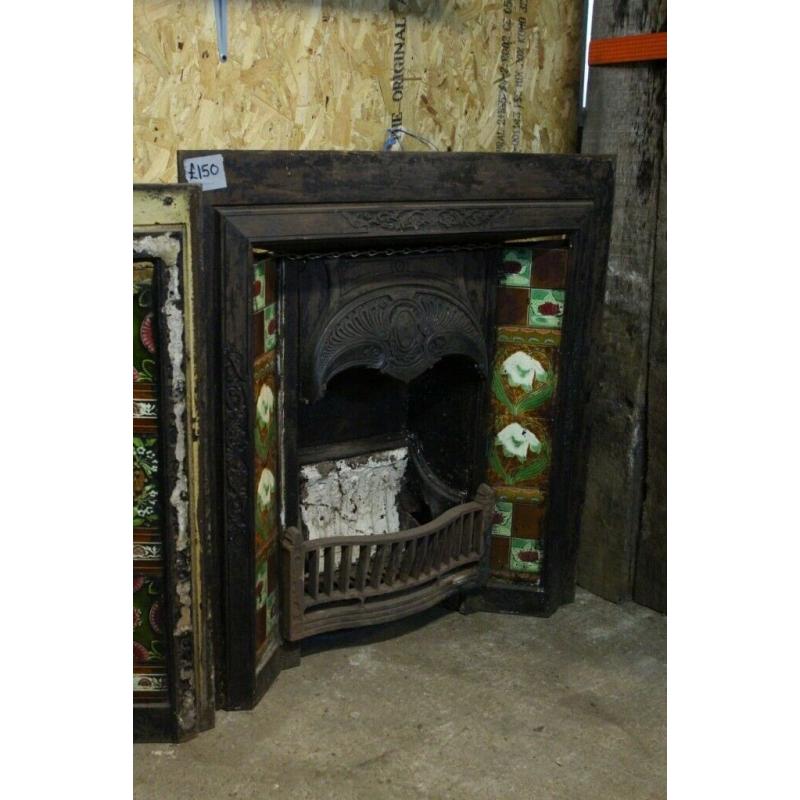Beautiful Tiled Fireplace