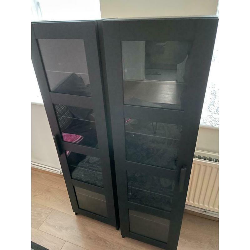 Display cabinets like new condition x2