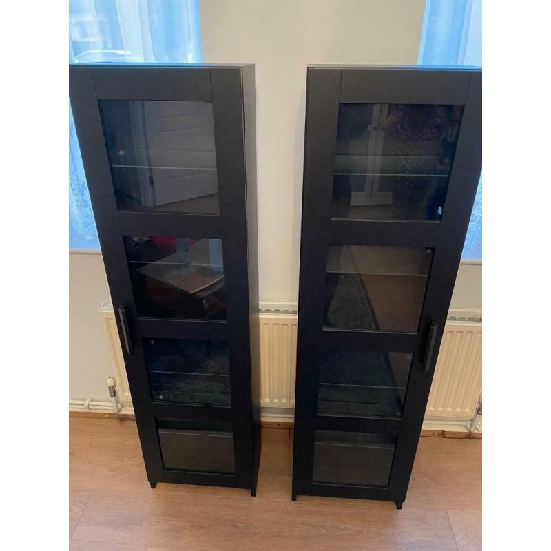 Display cabinets like new condition x2