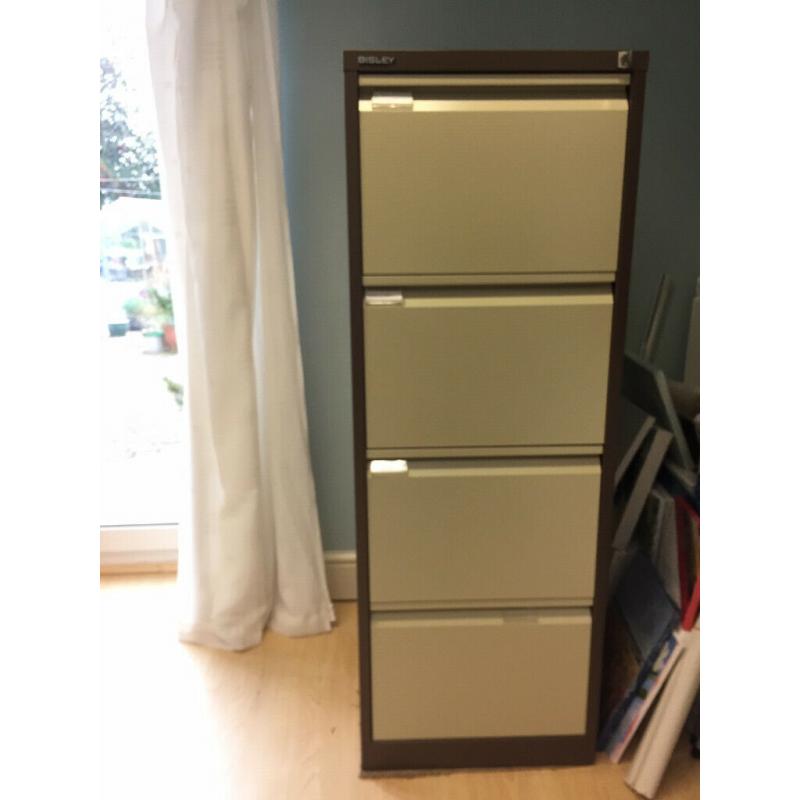 Bisley 4 Drawer Filing Cabinet