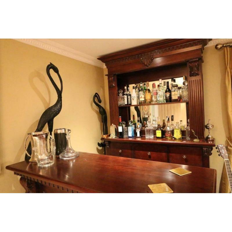 Home Bar in Period Mahogany