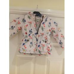 Gorgeous floral winter coat age 12/18 months