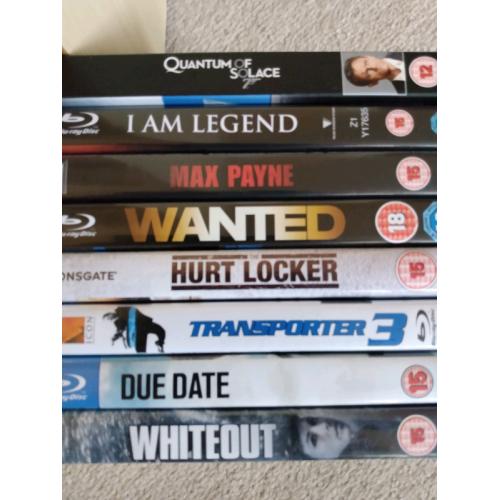 8 X Blue ray films