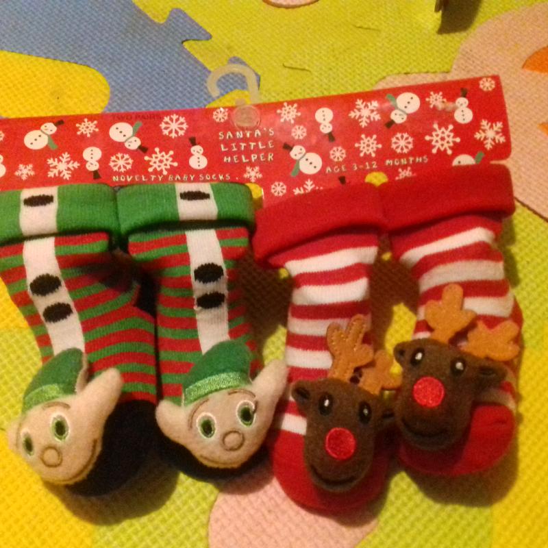 BNIB Baby Christmas Socks