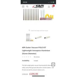 Gutter cleaning kit