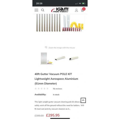 Gutter cleaning kit