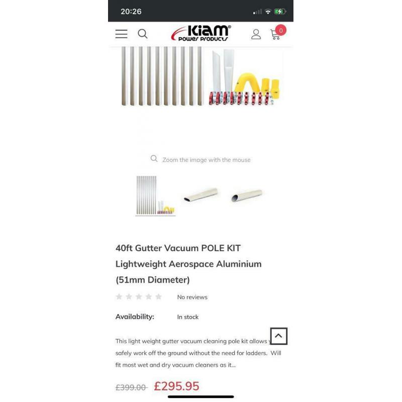 Gutter cleaning kit
