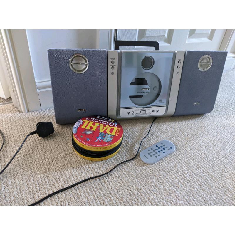 Roald Dahl full set audiobook book and cd player
