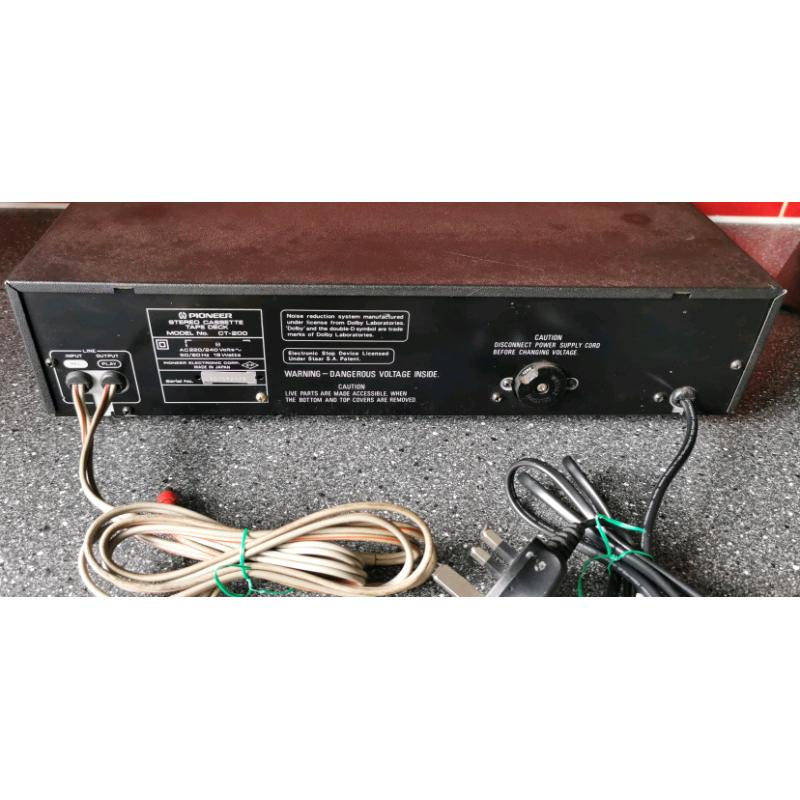 Pioneer cassette deck