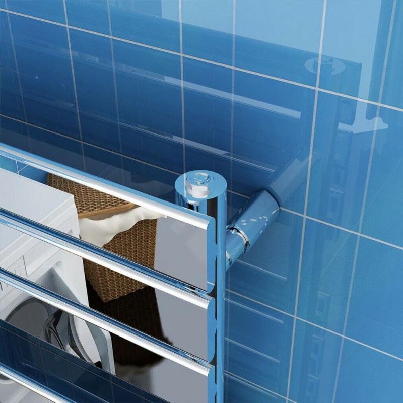 1000x400mm Chrome Flat Panel Ladder Heated Radiator RRP ?234.00 OUR PRICE ONLY ?105.00