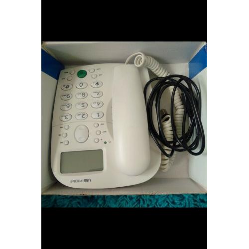 VOIP 'P-4K' USB Phone (still boxed) with accessory