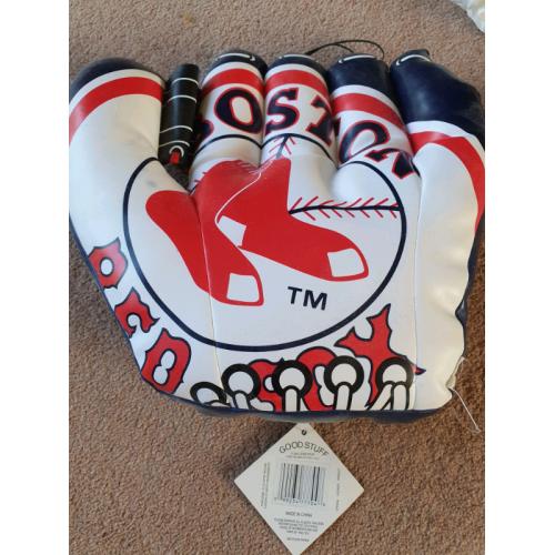 Boston Red Sox 'baseball glove' cushion