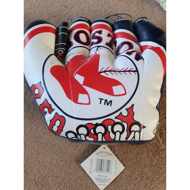 Boston Red Sox 'baseball glove' cushion