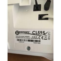 Geemarc cl595 telephone for very hard of hearing