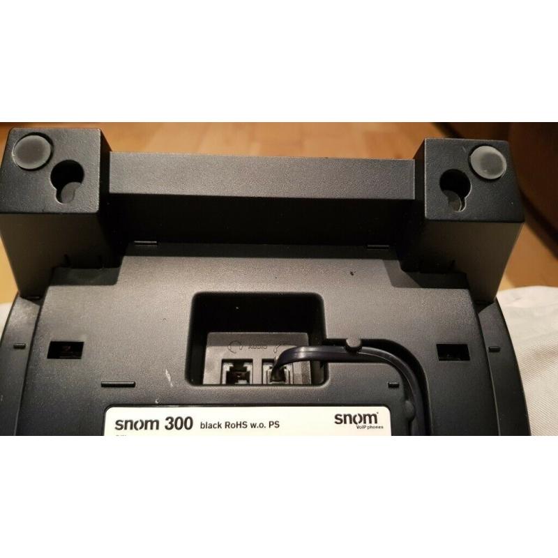 Snom 300 VoIP SIP PoE Phone Telephone Black Excellent condition (5 Available)