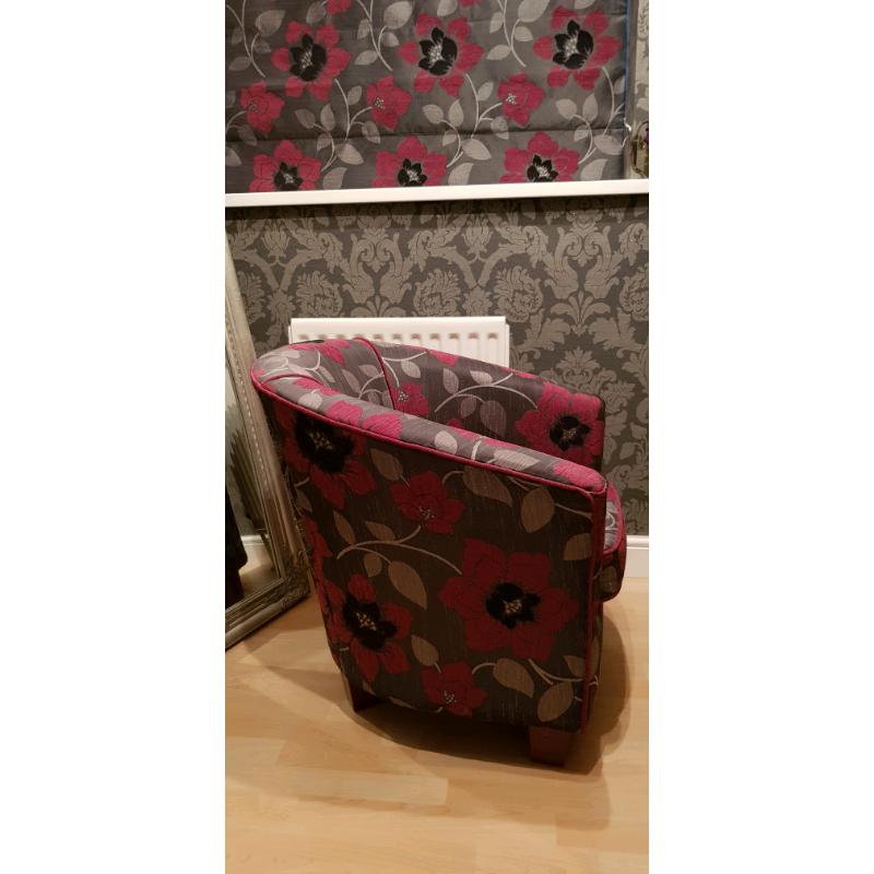 Dressing Room Chair and Roman Blind