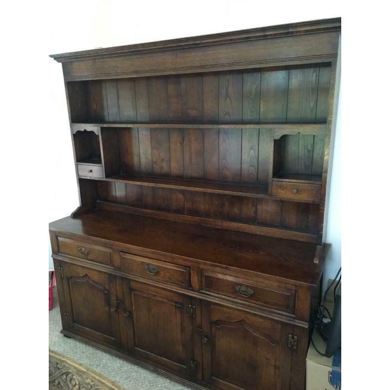 Solid oak dresser