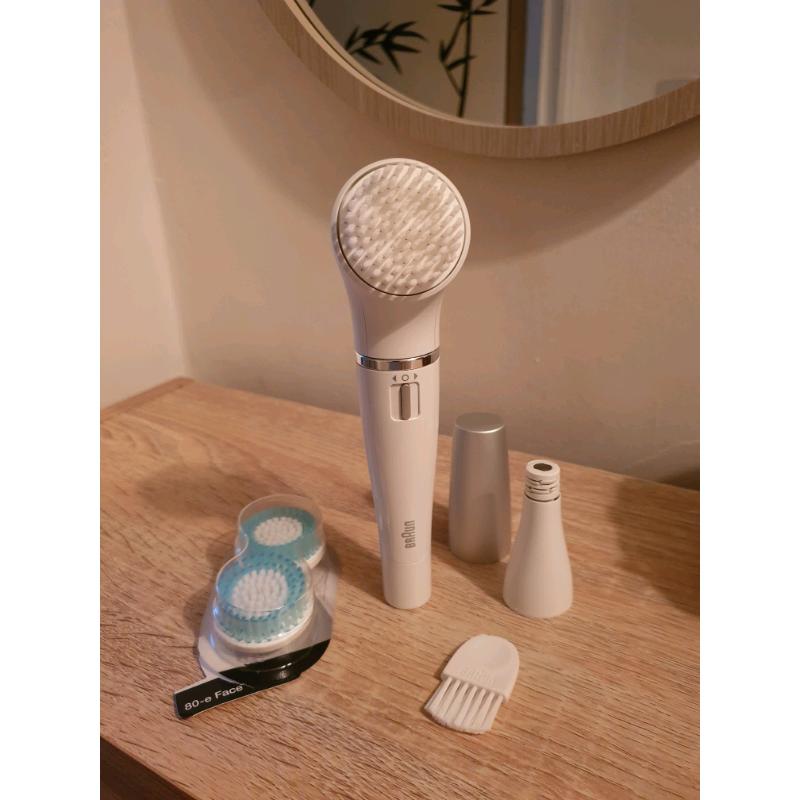 Braun Face Epilator, Cleaning/Exfoliating Brush