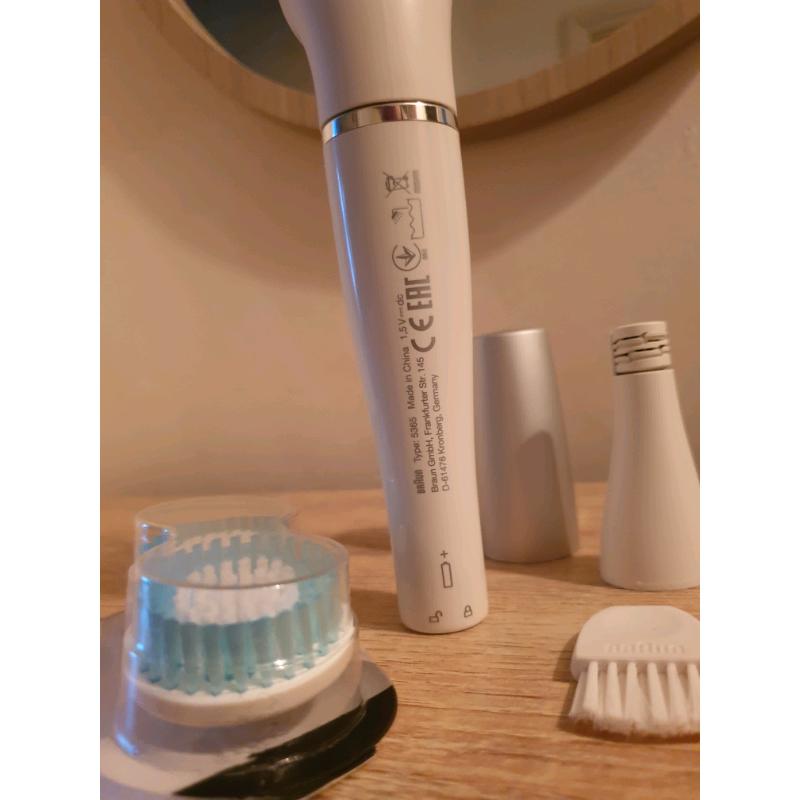 Braun Face Epilator, Cleaning/Exfoliating Brush