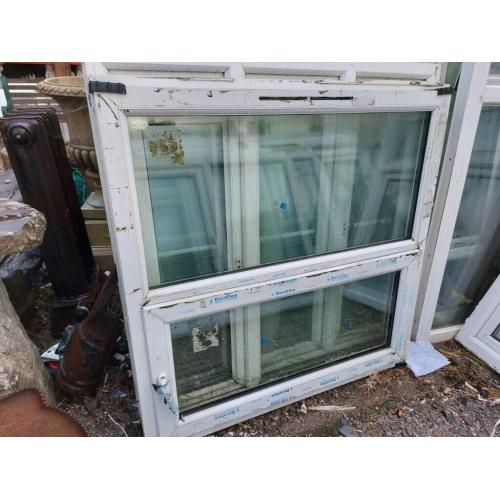New UPVC Double Glazed White Window 1225mm W x 1220mm H