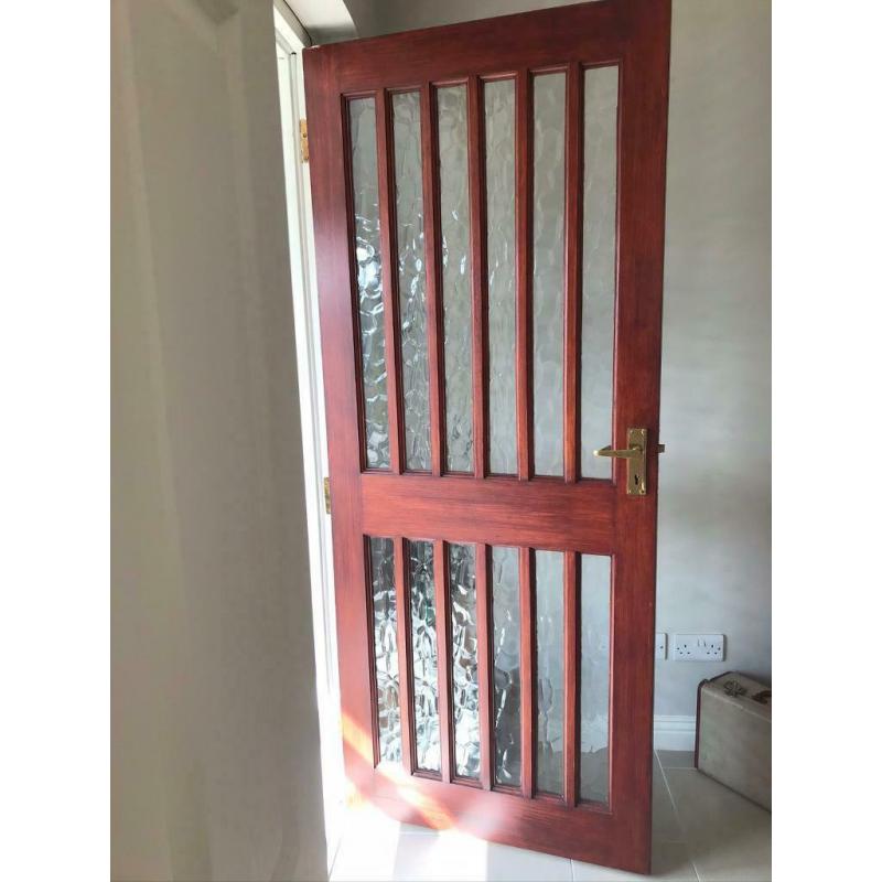 Solid wooden door