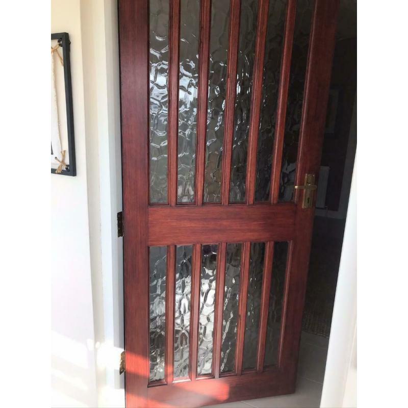 Solid wooden door