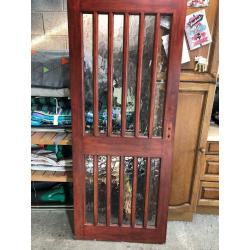 Solid wooden door