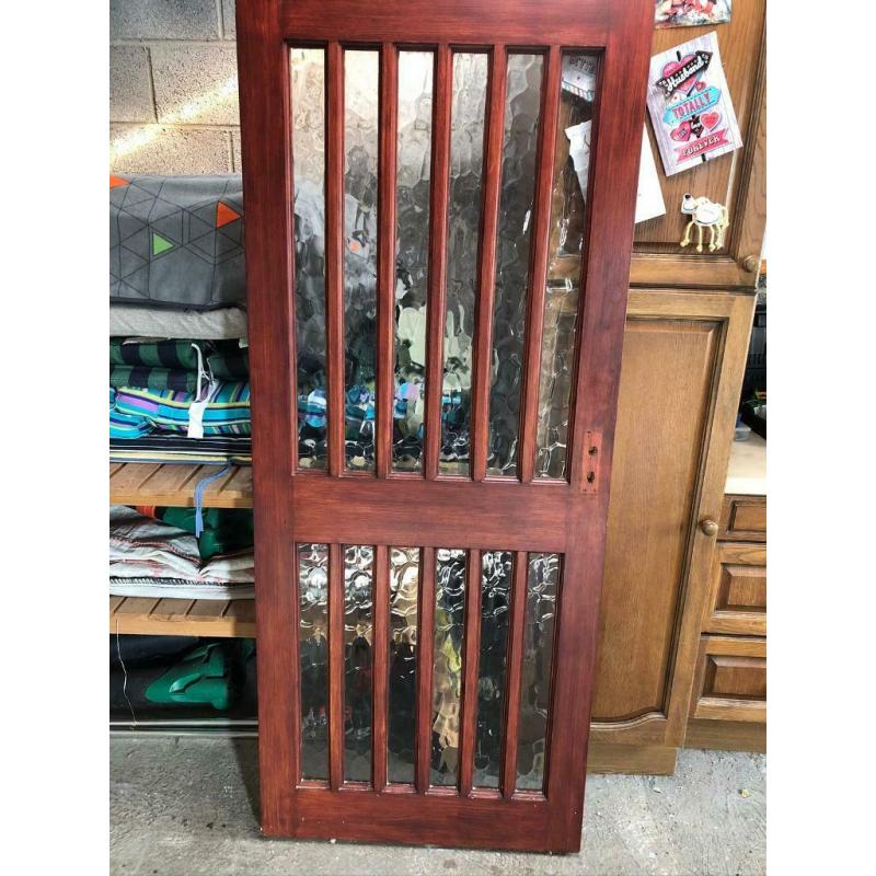 Solid wooden door