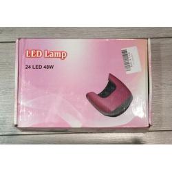 Electric Nail Dryer 48W 24pcs LED UV Nail Lamp Gel Polish Lamp Timer
