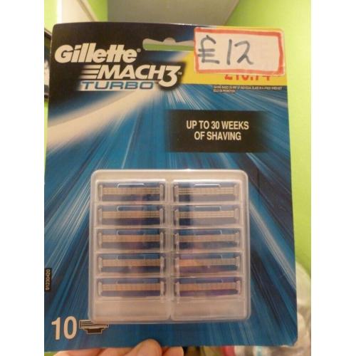 Gillette Mach3 Turbo Blades