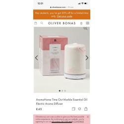 Brand new pink marble ceramic oil diffuser