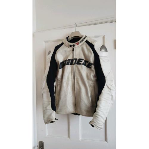 Dainese Santa Monica Leather Jacket Size 50