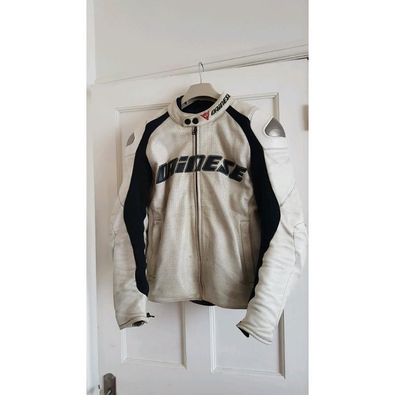 Dainese Santa Monica Leather Jacket Size 50