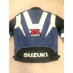 Leather motorcycle jacket