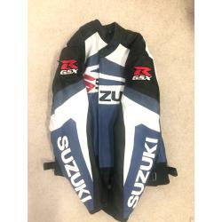 Leather motorcycle jacket