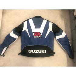 Leather motorcycle jacket