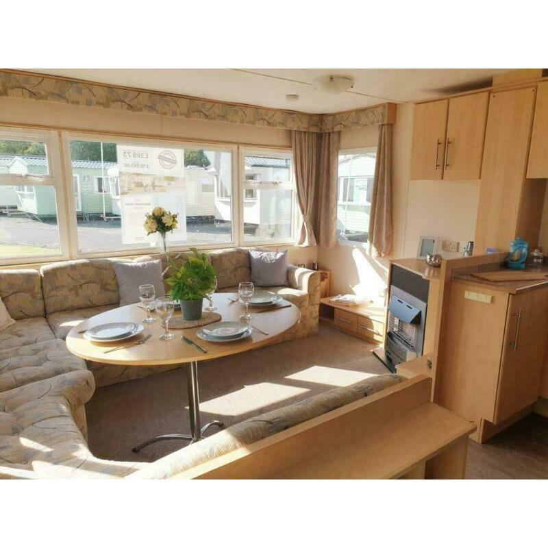 Cheap Double Glazed & Central Heated 2 Bedroom Static Caravan for Sale