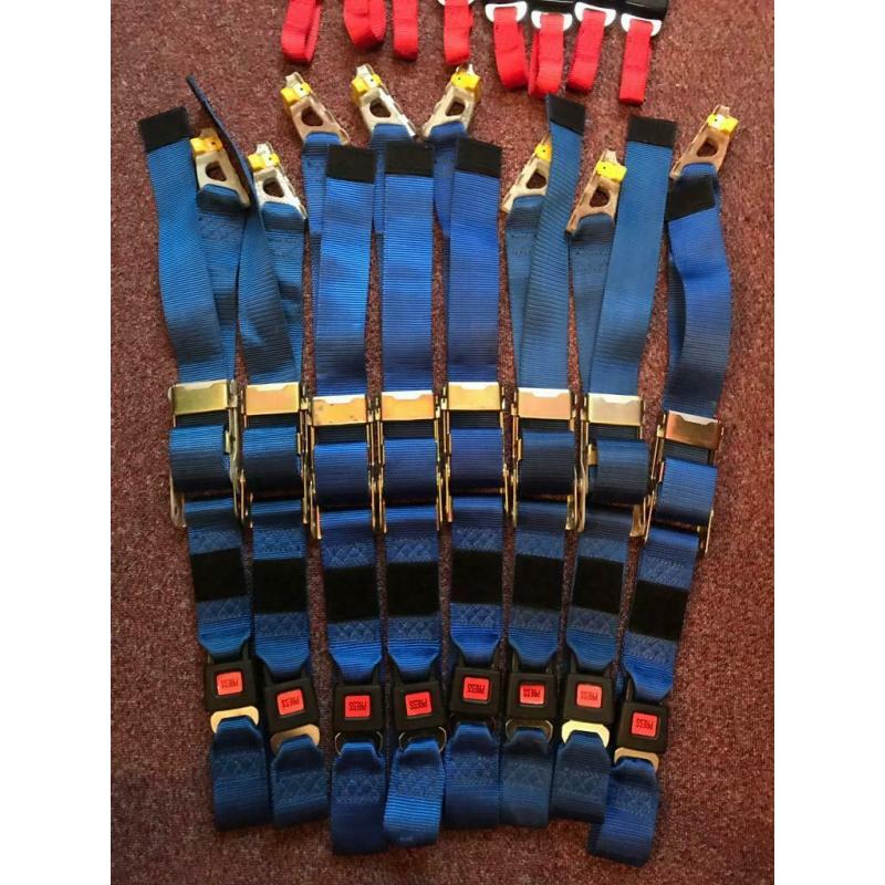 Wheelchair belt system seatbelt Unwin l q track tracking cargo fixing rail disabled