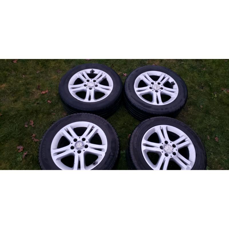 Mercedes E-class alloy wheels 16"